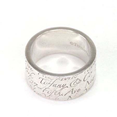  Tiffany & Co. ティファニー ノーツワイドニューヨークリング 指輪 15号 SV925
