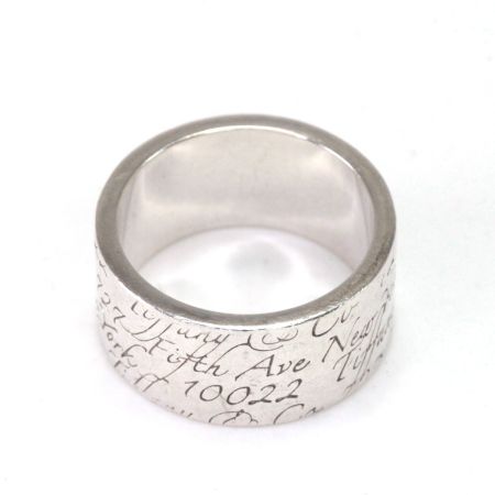  Tiffany & Co. ティファニー ノーツワイドニューヨークリング 指輪 15号 SV925