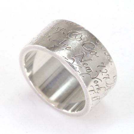  Tiffany & Co. ティファニー ノーツワイドニューヨークリング 指輪 15号 SV925