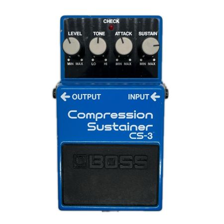 BOSS ボス エフェクター  CS-3 キズ・ヨゴレ有、ランプ光が弱い