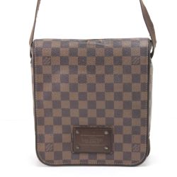 $$ LOUIS VUITTON ルイヴィトン ダミエ ブルックリンPM ショルダーバッグ N51210 Dランク