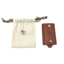 $$ IL BISONTE イルビゾンテ キーケース 6連タイプ ブラウン Aランク