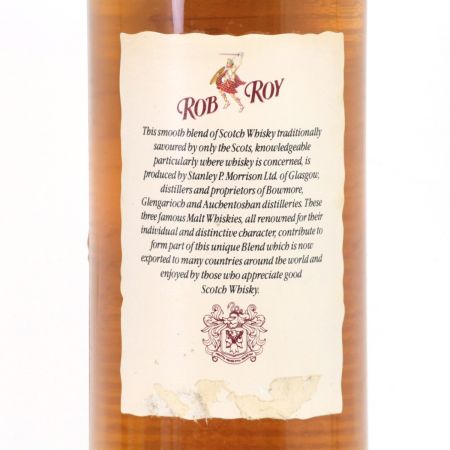  ROB ROY ブレンデッド  デラックス スコッチウイスキー 750ml 40度 未開栓