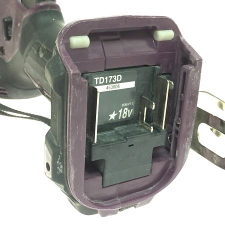  MAKITA マキタ インパクトドライバ 本体のみ TD173D パープル