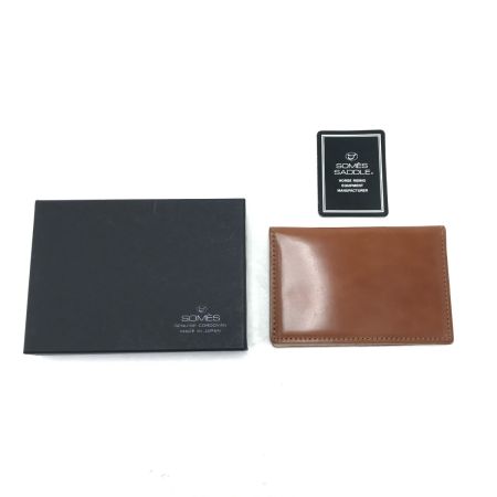  Somes Saddle ソメスサドル 名刺入れ ディアマン カードオーガナイザー DM-65-NT キャメル