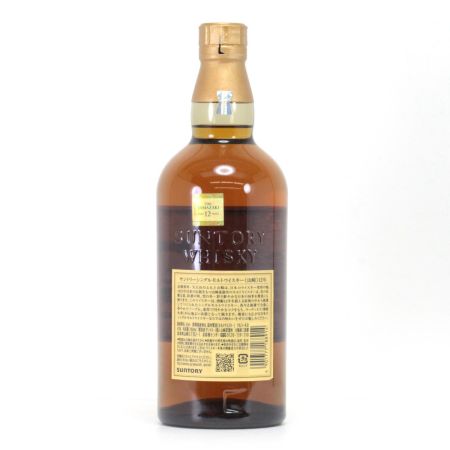 【北海道内限定発送】 SUNTORY サントリー シングルモルトウイスキー 山崎 12年 700ml 43度 未開栓