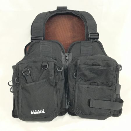  リトルオーシャン フローティングベスト SIZE Free 釣り用品 釣り服飾 ブラック