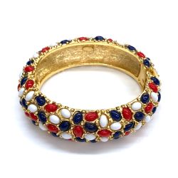 $$ Kenneth Jay Lane バングル KENNETH LANE刻印有り Bランク