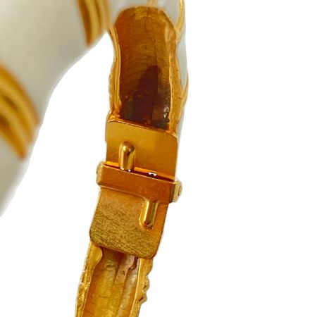  Kenneth Jay Lane ケネス・ジェイ・レーン バングル 内側KENNETH LANE刻印 white