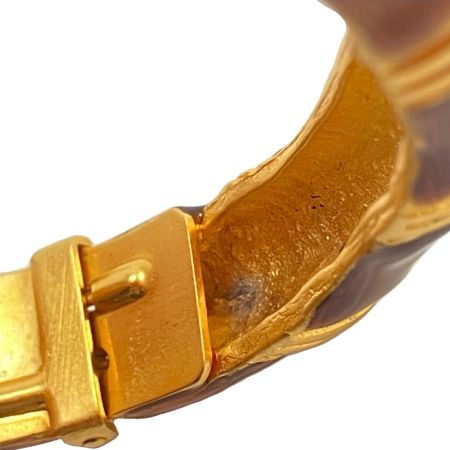  Kenneth Jay Lane ケネス・ジェイ・レーン バングル 内側KENNETH LANE刻印 brown