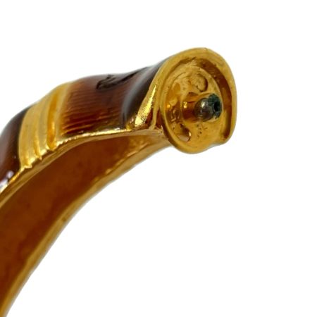  Kenneth Jay Lane ケネス・ジェイ・レーン バングル 内側KENNETH LANE刻印 brown