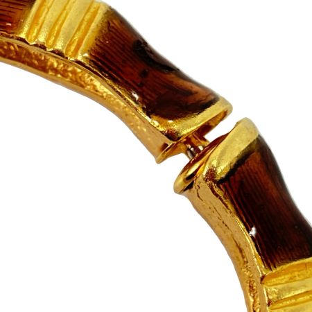  Kenneth Jay Lane ケネス・ジェイ・レーン バングル 内側KENNETH LANE刻印 brown