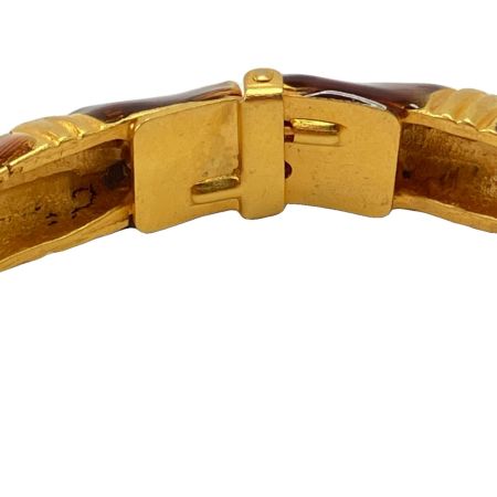  Kenneth Jay Lane ケネス・ジェイ・レーン バングル 内側KENNETH LANE刻印 brown