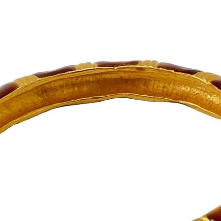  Kenneth Jay Lane ケネス・ジェイ・レーン バングル 内側KENNETH LANE刻印 brown