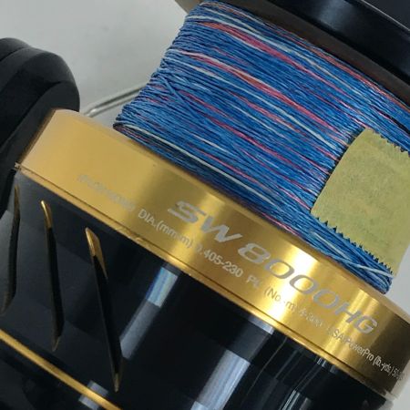  SHIMANO シマノ 21スフェロスSW 8000HG キズ有 程度B 釣り用品 リール スピニングリール 043610