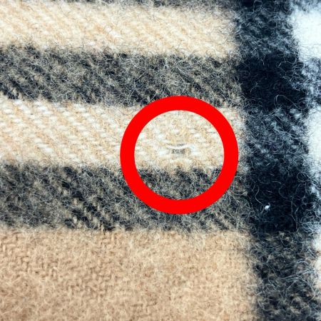  Burberrys バーバリーズ ベージュ チェック LAMBS WOOL  ベージュ
