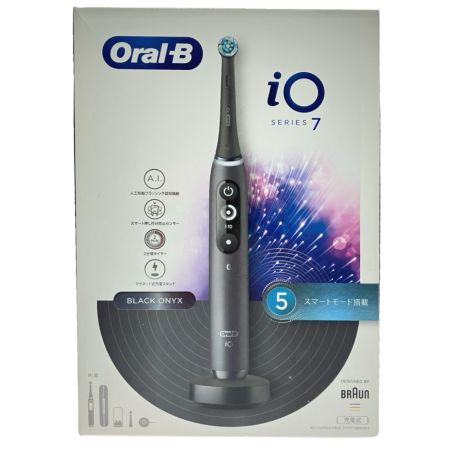 BRAUN ブラウン 電動歯ブラシ Oral-B iO7 ブラックオニキス  iOM7.2J2.2BD BK