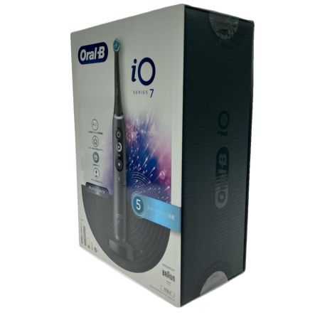 BRAUN ブラウン 電動歯ブラシ Oral-B iO7 ブラックオニキス  iOM7.2J2.2BD BK