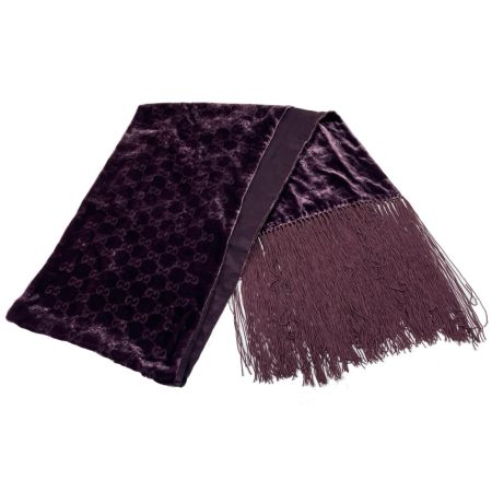  GUCCI グッチ ショール GG柄  パープル