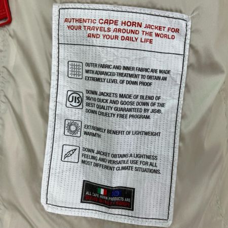  CAPE HORN ケープホーン ダウンジャケット Mサイズ シャンパンゴールドに近い