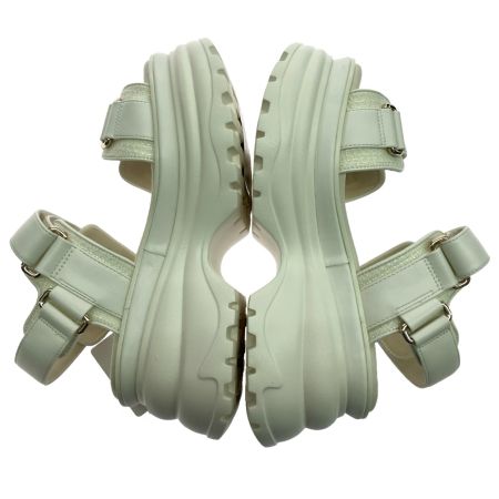  Lily Brown Lily Brown×MARY QUANT デイジーロゴモチーフスニーカーソールサンダル Sサイズ LWGS254301