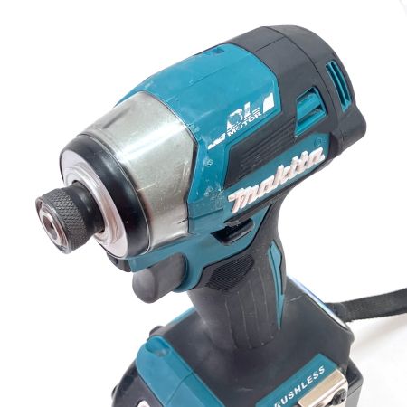  MAKITA マキタ 充電式インパクトドライバ TD173D 動作確認済 本体 ケース付 TD173D ブルー