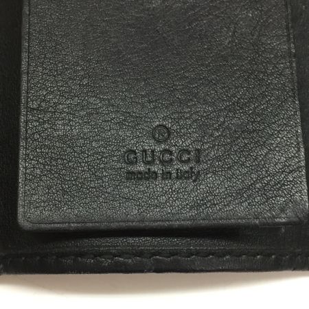  GUCCI グッチ 6連キーケース グッチシマ 138093 ブラック