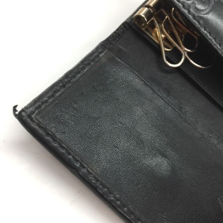  GUCCI グッチ 6連キーケース グッチシマ 138093 ブラック
