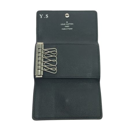  LOUIS VUITTON ルイヴィトン キーケース ダミエ・グラフィット ミュルティクレ6 イニシャル刻印あり N62662 グレー