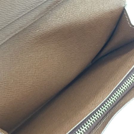  LOUIS VUITTON ルイヴィトン 2つ折り財布 モノグラム ポルト モネ・ビエ トレゾール M61730 ブラウン