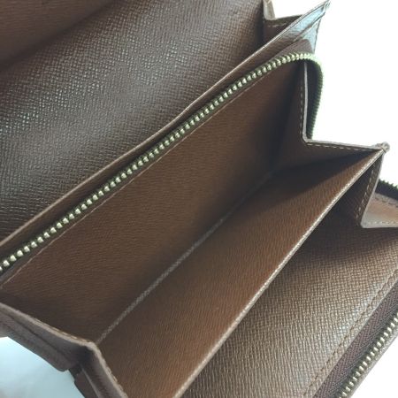 LOUIS VUITTON ルイヴィトン 2つ折り財布 モノグラム ポルト モネ・ビエ トレゾール M61730 ブラウン