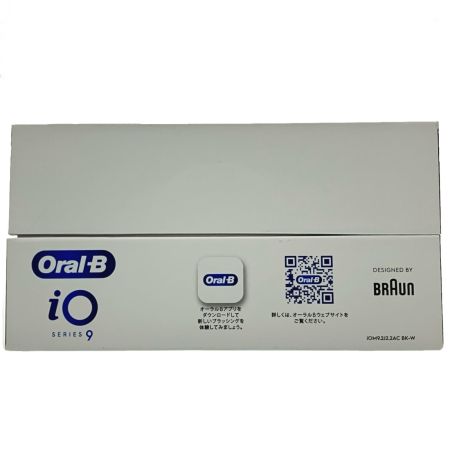  BRAUN ブラウン 電動歯ブラシ オーラルB iO9 ブラックオニキス iOM9.2J2.2AC BK-W