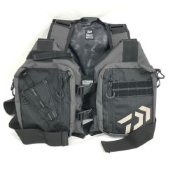 $$ DAIWA ダイワ フローディングジャケット DF-6421 ヨゴレあり 釣り用品 釣り服飾 ブラック Cランク