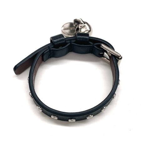 Alexander McQueen ブレスレット 16-20cm ブラック