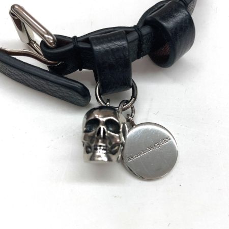  Alexander McQueen ブレスレット 16-20cm ブラック