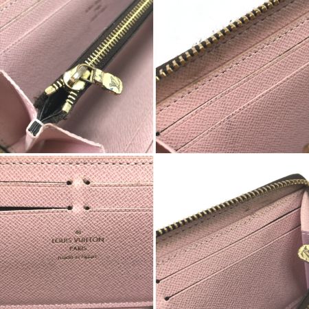  LOUIS VUITTON ルイヴィトン 長財布 ダミエ ポルトフォイユ・クレマンス ローズバレリーヌ N41626