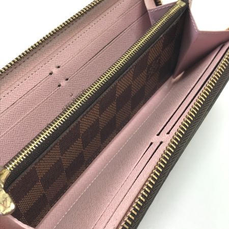  LOUIS VUITTON ルイヴィトン 長財布 ダミエ ポルトフォイユ・クレマンス ローズバレリーヌ N41626