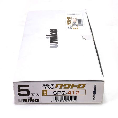  unika ユニカ ステップドリル クワトロ SPQ-412×5本セット