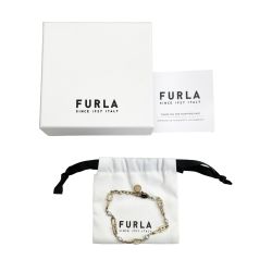 $$ FURLA フルラ パール風ブレスレット 17-20cm FJ0928BTU Bランク