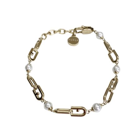  FURLA フルラ パール風ブレスレット 17-20cm FJ0928BTU