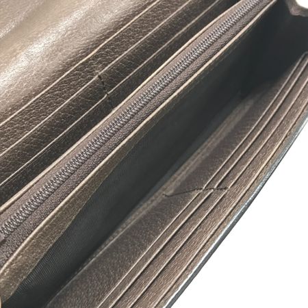  GUCCI グッチ 2つ折り長財布 GGスプリーム コンチネンタル 523153 ブラウン