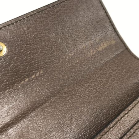  GUCCI グッチ 2つ折り長財布 GGスプリーム コンチネンタル 523153 ブラウン