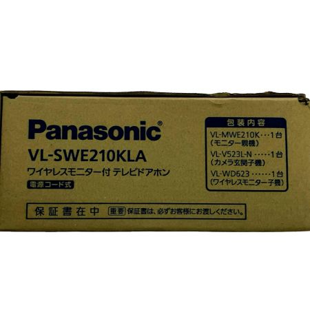 Panasonic パナソニック ワイヤレスモニター付きテレビドアホン VL-SWE210KLA