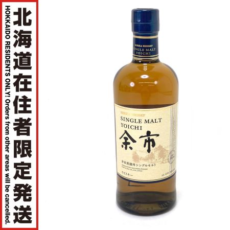 【北海道内限定発送】 NIKKA ニッカウヰスキー 余市蒸溜所シングルモルト 余市 700ml 45度 未開栓