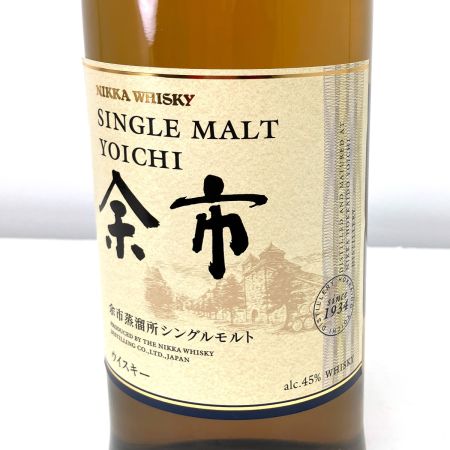 【北海道内限定発送】 NIKKA ニッカウヰスキー 余市蒸溜所シングルモルト 余市 700ml 45度 未開栓