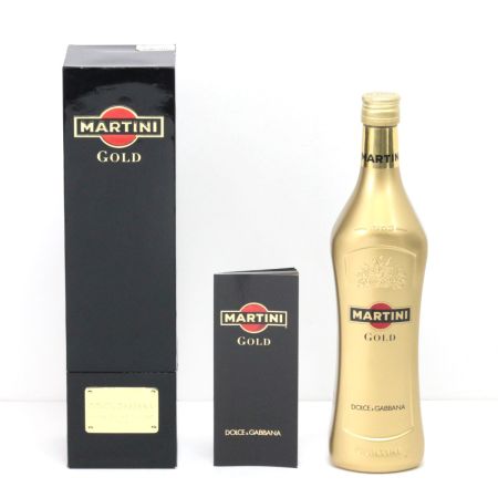  MARTINI ヴェルモット  GOLD DOLCE&GABBANA コラボ 750ml 17度 箱付 未開栓