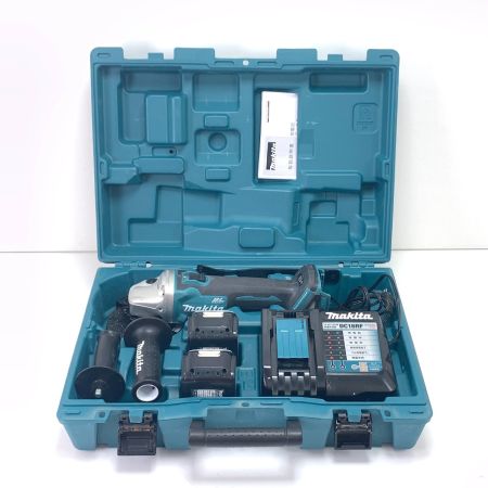  Makita マキタ  充電式ディスクグラインダ GA504DRGXN 18V 6.0Ah 動作確認済 ブルー