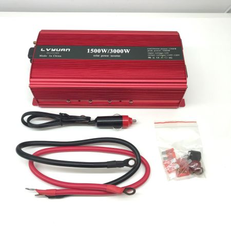  LVYUAN インバーター 動作未確認 DX-GAX1500W レッド