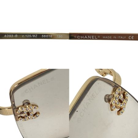  CHANEL シャネル サングラス ケース付き 4093-B ブラウン