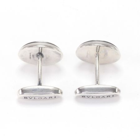  BVLGARI ブルガリ カフス SILVER925 ロゴ文字オーバル型
